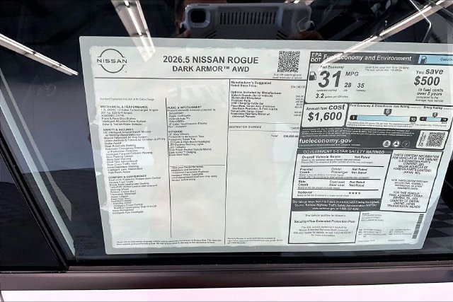 New 2026 Nissan Rogue Dark Armor AWD/4WD image 39