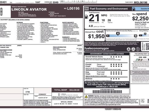 Used 2021 Lincoln Aviator 2WD image 2