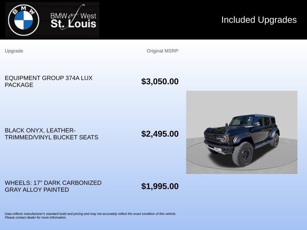 Used 2023 Ford Bronco Raptor AWD/4WD image 18