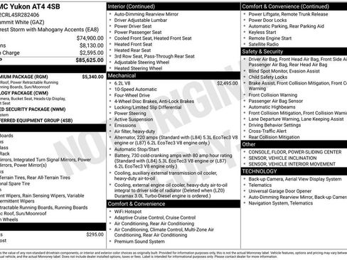 Used 2025 GMC Yukon AT4 w/ AT4 Premium Package AWD/4WD image 4