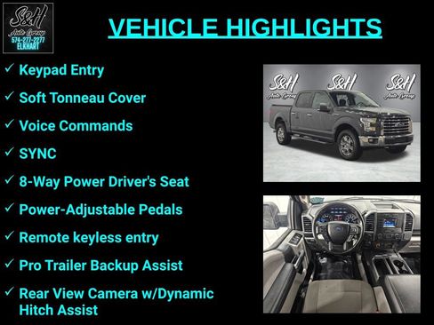 Used 2017 Ford F150 XLT w/ Equipment Group 301A Mid AWD/4WD image 3