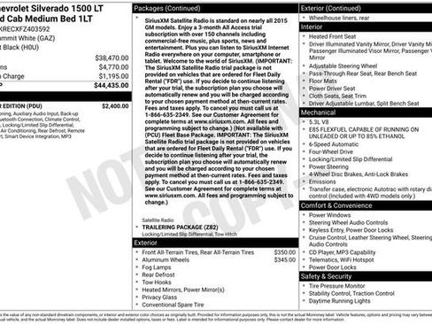 Used 2015 Chevrolet Silverado 1500 LT w/ All Star Edition image 2