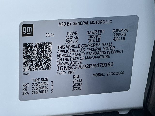 Used 2023 Chevrolet Suburban Premier RWD image 34