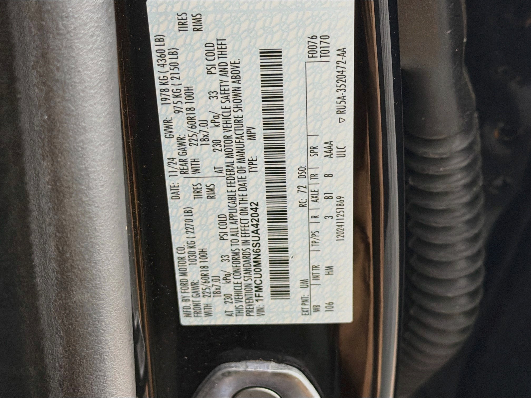 Used 2025 Ford Escape ST-Line FWD image 12