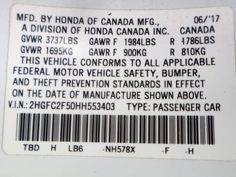 Used 2017 Honda Civic LX image 35