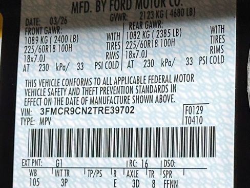 New 2026 Ford Bronco Sport Outer Banks AWD/4WD image 44