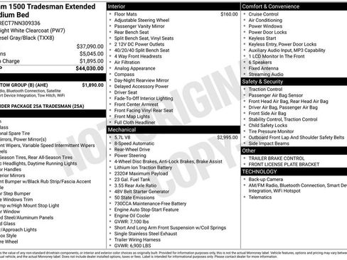 Used 2022 RAM 1500 Tradesman w/ Trailer Tow Group (B) RWD image 28