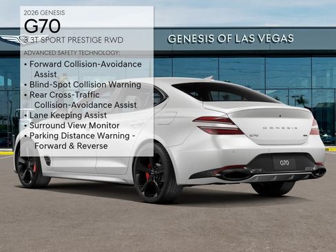Certified 2026 Genesis G70 3.3T Sport Prestige RWD image 7