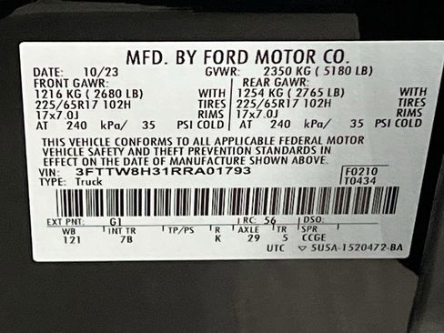 Used 2024 Ford Maverick XLT FWD image 29