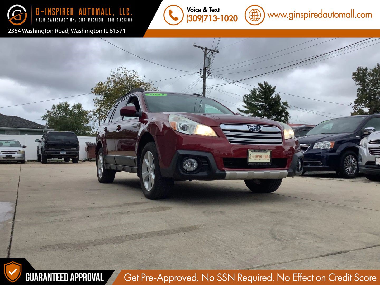 Used 2013 Subaru Outback 2.5i Limited AWD/4WD image 1