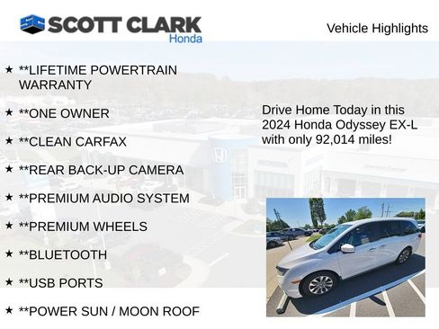 Used 2024 Honda Odyssey EX-L image 3