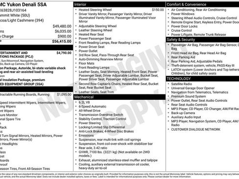 Used 2008 GMC Yukon Denali AWD/4WD image 2