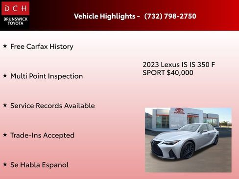Used 2023 Lexus IS 350 F Sport image 4