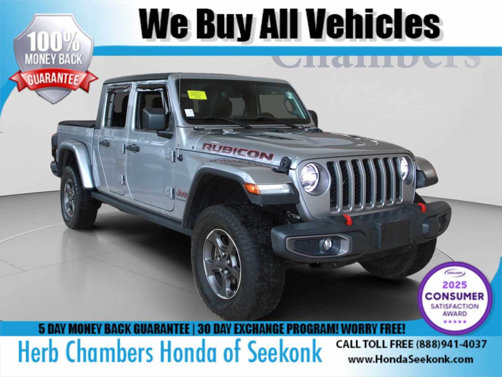 Used 2020 Jeep Gladiator Rubicon AWD/4WD image 1