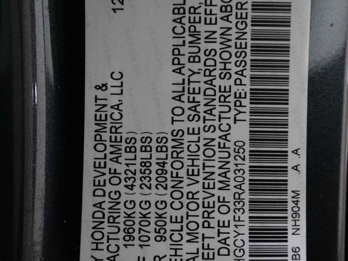 Certified 2024 Honda Accord EX image 30