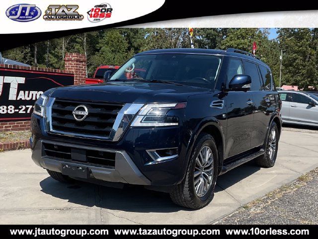 Used 2021 Nissan Armada SL w/ Captain's Chairs Package AWD/4WD image 3
