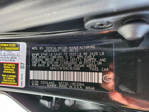 Certified 2024 Lexus ES 350 w/ Accessory Package (Z1) FWD image 29