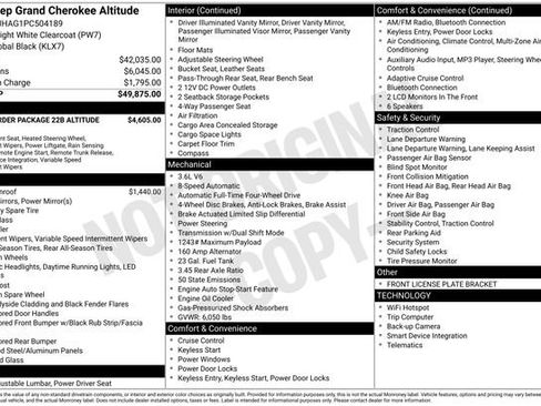 Used 2023 Jeep Grand Cherokee Altitude AWD/4WD image 11