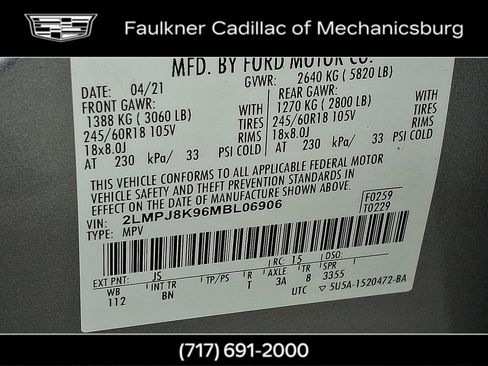 Used 2021 Lincoln Nautilus Reserve image 28