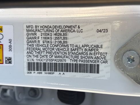 Used 2023 Honda Accord EX-L image 30