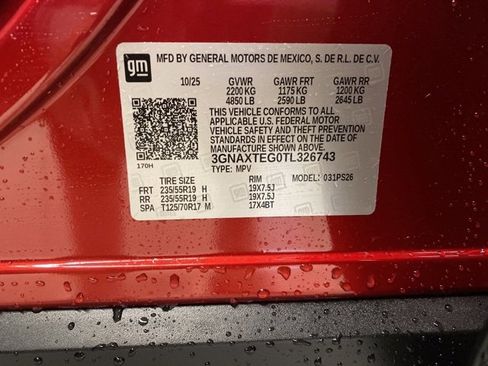 New 2026 Chevrolet Equinox RS image 9