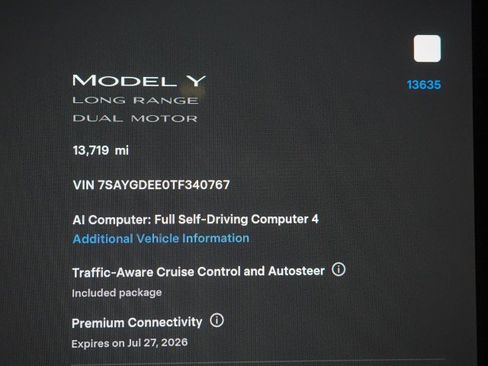 Used 2026 Tesla Model Y Long Range AWD/4WD image 4