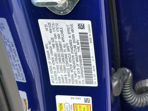 Used 2025 Honda HR-V LX image 17