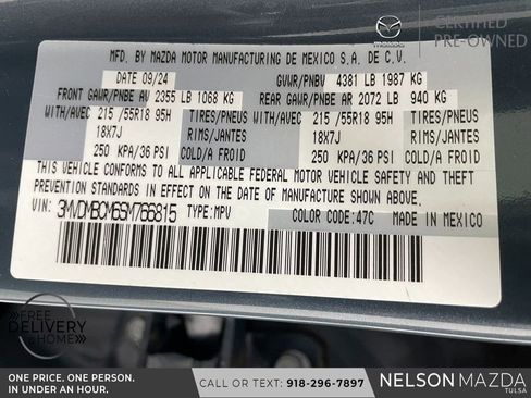 Certified 2025 MAZDA CX-30 AWD 2.5 S w/ Preferred Package image 52