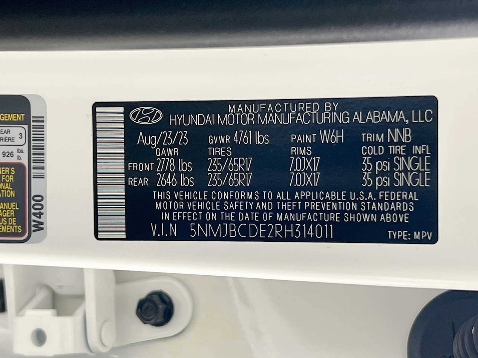 Certified 2024 Hyundai Tucson SEL AWD/4WD image 32