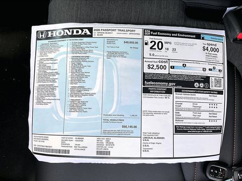 New 2026 Honda Passport TrailSport image 21