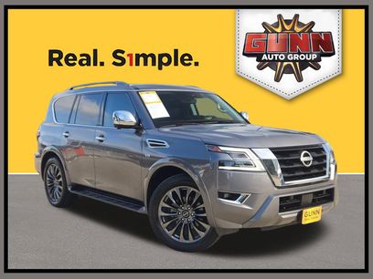Used 2021 Nissan Armada Platinum w/ Captain's Chairs Package