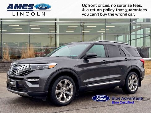 Certified 2020 Ford Explorer Platinum w/ Premium Technology Package image 1
