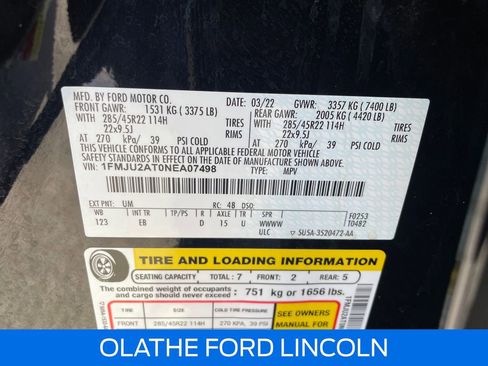 Used 2022 Ford Expedition Limited image 23