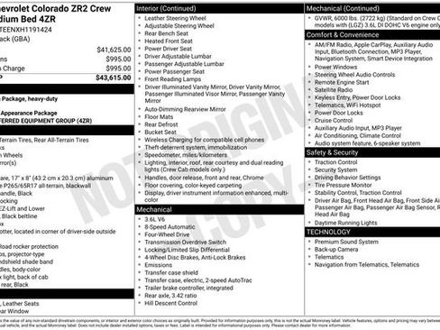 Used 2017 Chevrolet Colorado ZR2 AWD/4WD image 15
