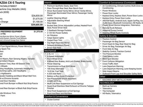 Used 2020 MAZDA CX-5 Touring image 32