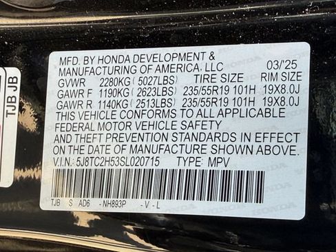 Certified 2025 Acura RDX SH-AWD w/ Technology Package image 30