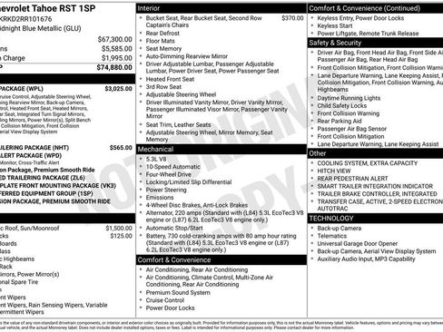 Used 2024 Chevrolet Tahoe RST w/ Luxury Package AWD/4WD image 6