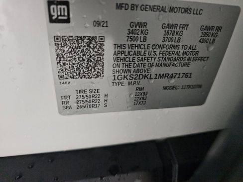 Used 2021 GMC Yukon Denali AWD/4WD image 16