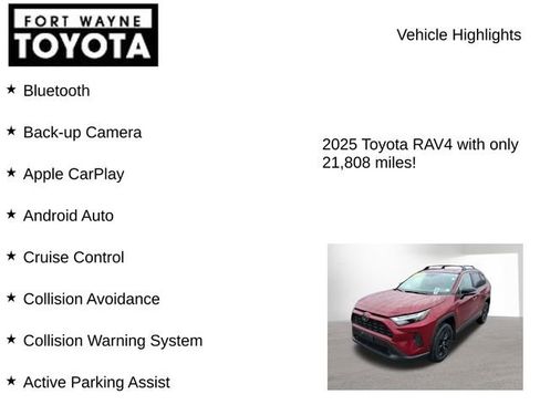 Used 2025 Toyota RAV4 XLE w/ Convenience Package AWD/4WD image 8