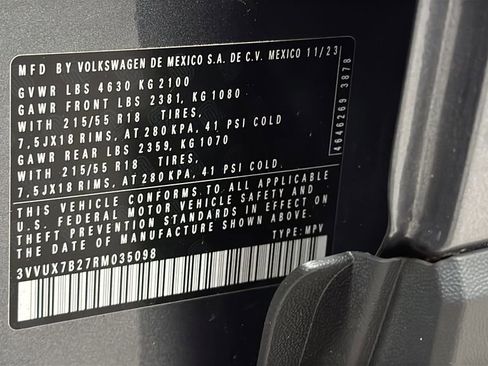 Used 2024 Volkswagen Taos SE AWD/4WD image 27