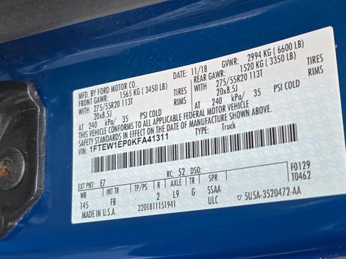 Used 2019 Ford F150 XLT w/ Equipment Group 302A Luxury AWD/4WD image 34