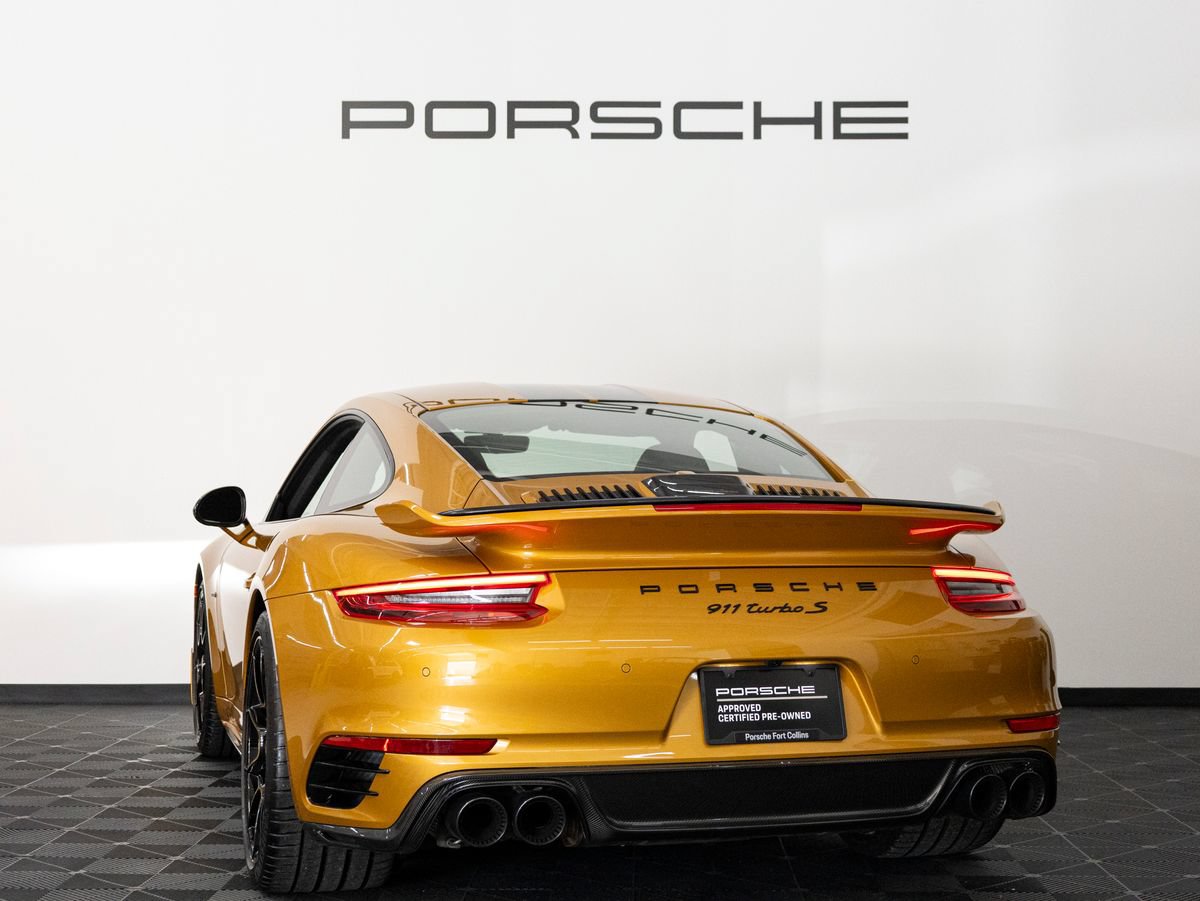 Certified 2018 Porsche 911 Turbo S AWD/4WD image 3