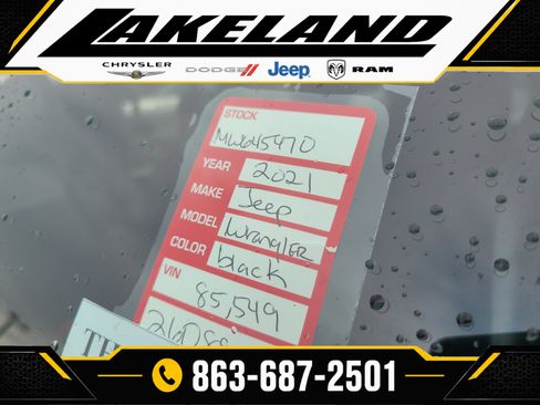 Used 2021 Jeep Wrangler Unlimited Sport AWD/4WD image 10