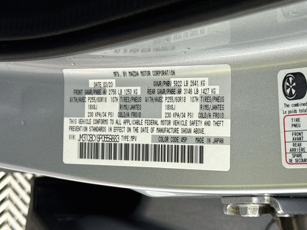 Used 2023 MAZDA CX-9 Touring AWD/4WD image 37