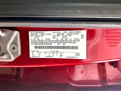 Used 2018 Ford Escape SEL FWD image 16