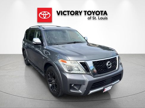 Used 2017 Nissan Armada Platinum w/ Captain Seat Package AWD/4WD image 1
