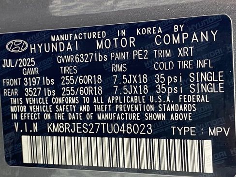 Certified 2026 Hyundai Palisade XRT Pro AWD/4WD image 34
