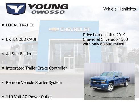 Certified 2019 Chevrolet Silverado 1500 LT w/ All Star Edition AWD/4WD image 8
