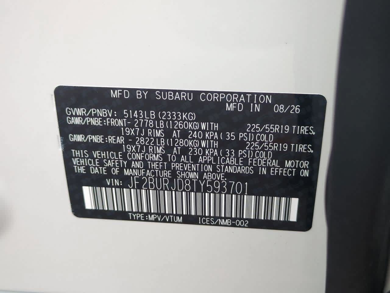 New 2026 Subaru Outback Touring XT AWD/4WD image 36