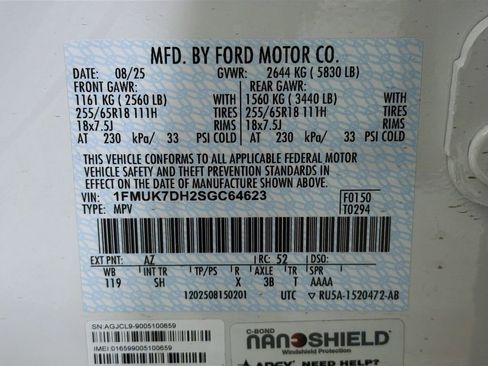 New 2025 Ford Explorer Active w/ Active Comfort Package image 33